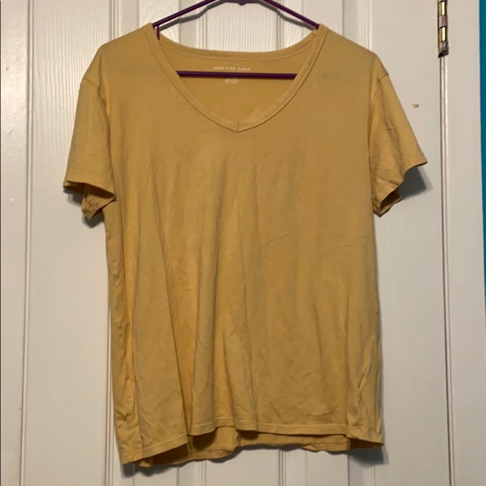 Mustard v neck